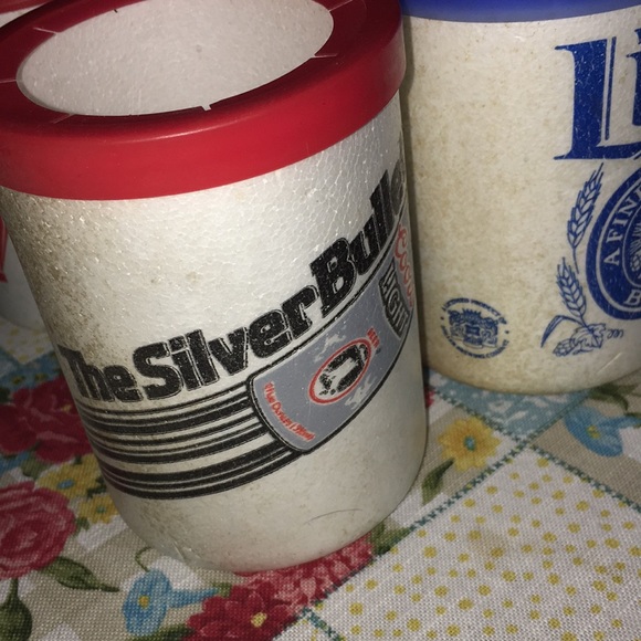 Vintage Dining Vintage Coors Light Lite Miller Silver Bullet Usa